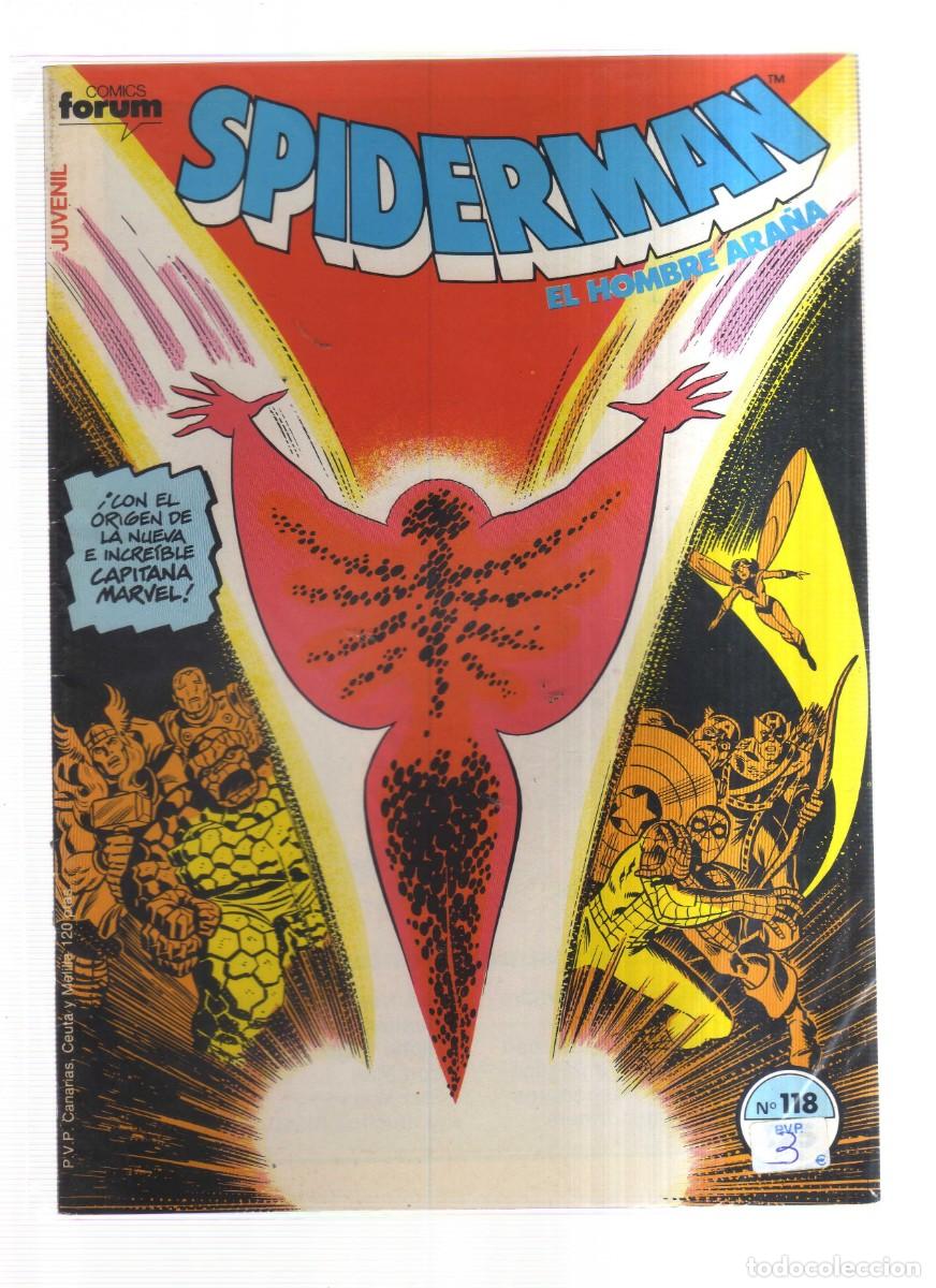 Tebeos: SPIDERMAN EL HOMBRE ARA&Ntilde;A FORUM N,118 - Foto 1
