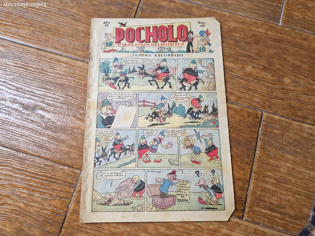 Tebeos: POCHOLO N&ordm; 155 ORIGINAL - Foto 1