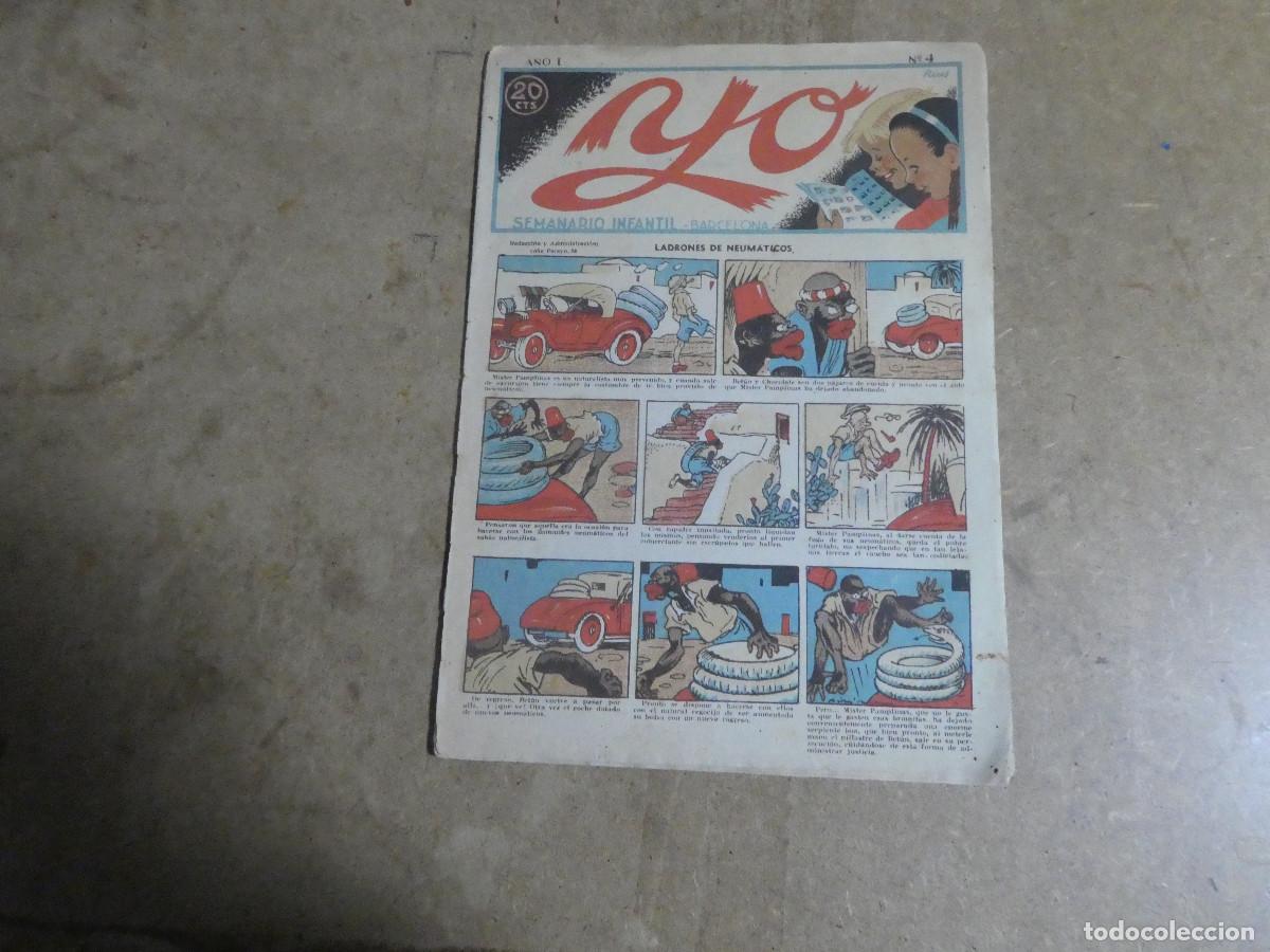 Giornalini: Yo, semanario infantil n&ordm; 4, Esteller y Sanges 1937