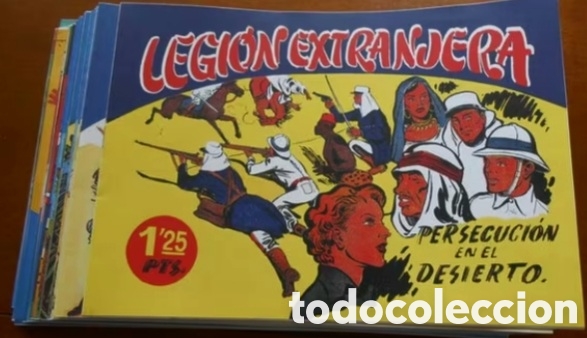 Tebeos: LEGI&Oacute;N EXTRANJERA - COLECCI&Oacute;N COMPLETA FACSIMIL. BUEN ESTADO