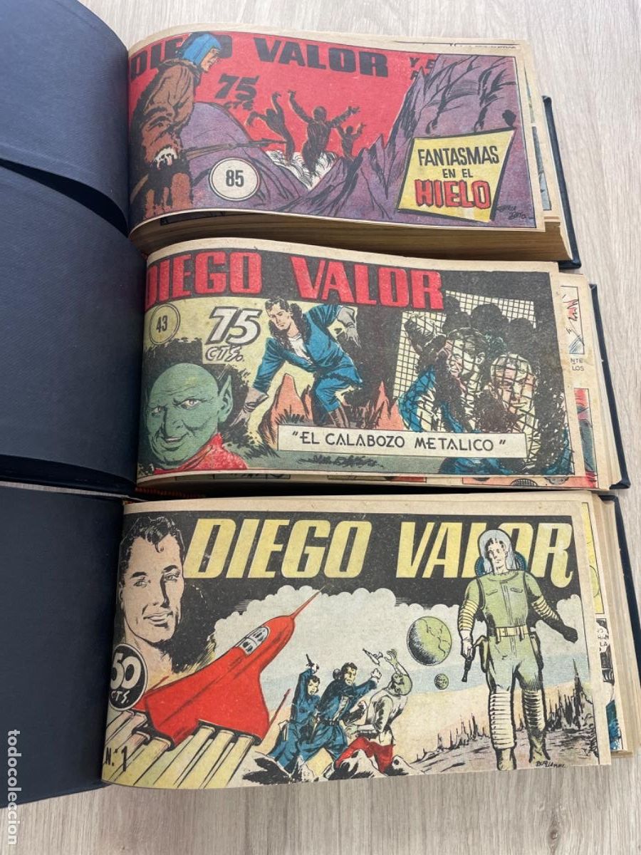 Tebeos: (A4) Diego Valor - Completa 124 n&uacute;meros + Almanaque - Cid 1954 - Foto 1