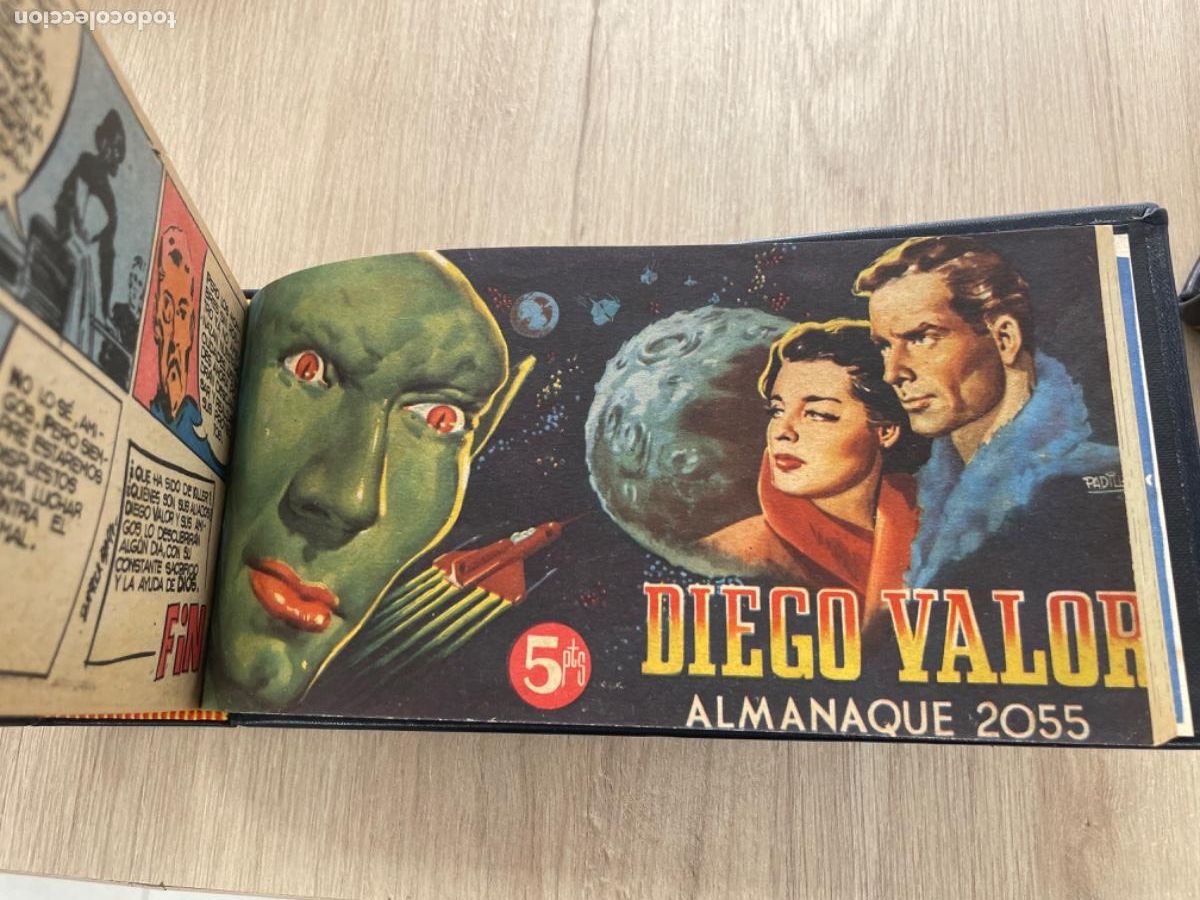 Tebeos: (A4) Diego Valor - Completa 124 n&uacute;meros + Almanaque - Cid 1954 - Foto 3