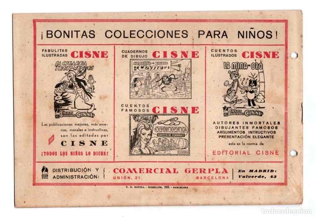 Tebeos: LA CENICIENTA CUENTO DE PERRAULT. EDITORIAL CISNE ORIGINAL A&Ntilde;O 1942 - Foto 3