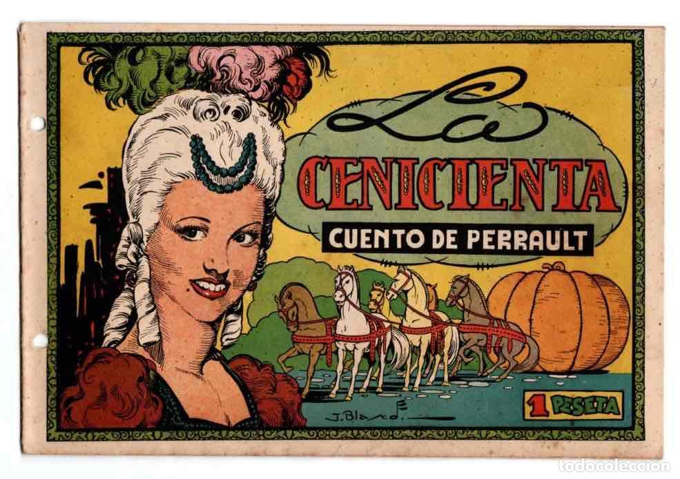 Tebeos: LA CENICIENTA CUENTO DE PERRAULT. EDITORIAL CISNE ORIGINAL A&Ntilde;O 1942 - Foto 1