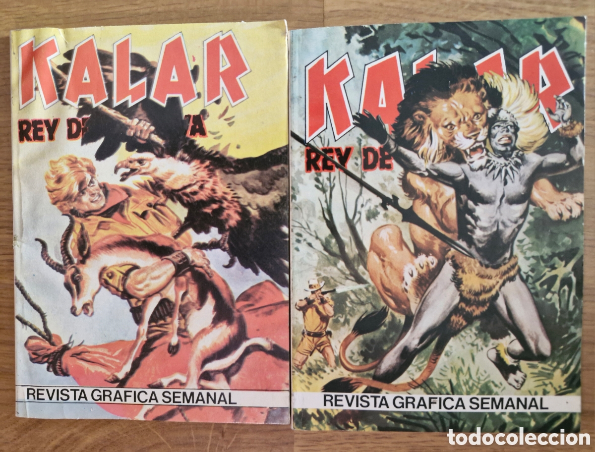 Tebeos: 2 C&Oacute;MICS KALAR, REY DE LA SELVA - Foto 1