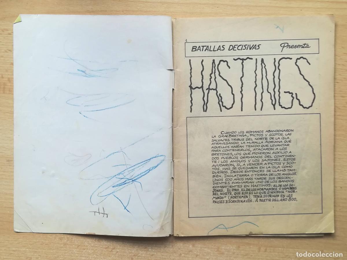 Tebeos: Batallas decisivas. Hastings. Ediciones Galaor. - Foto 2