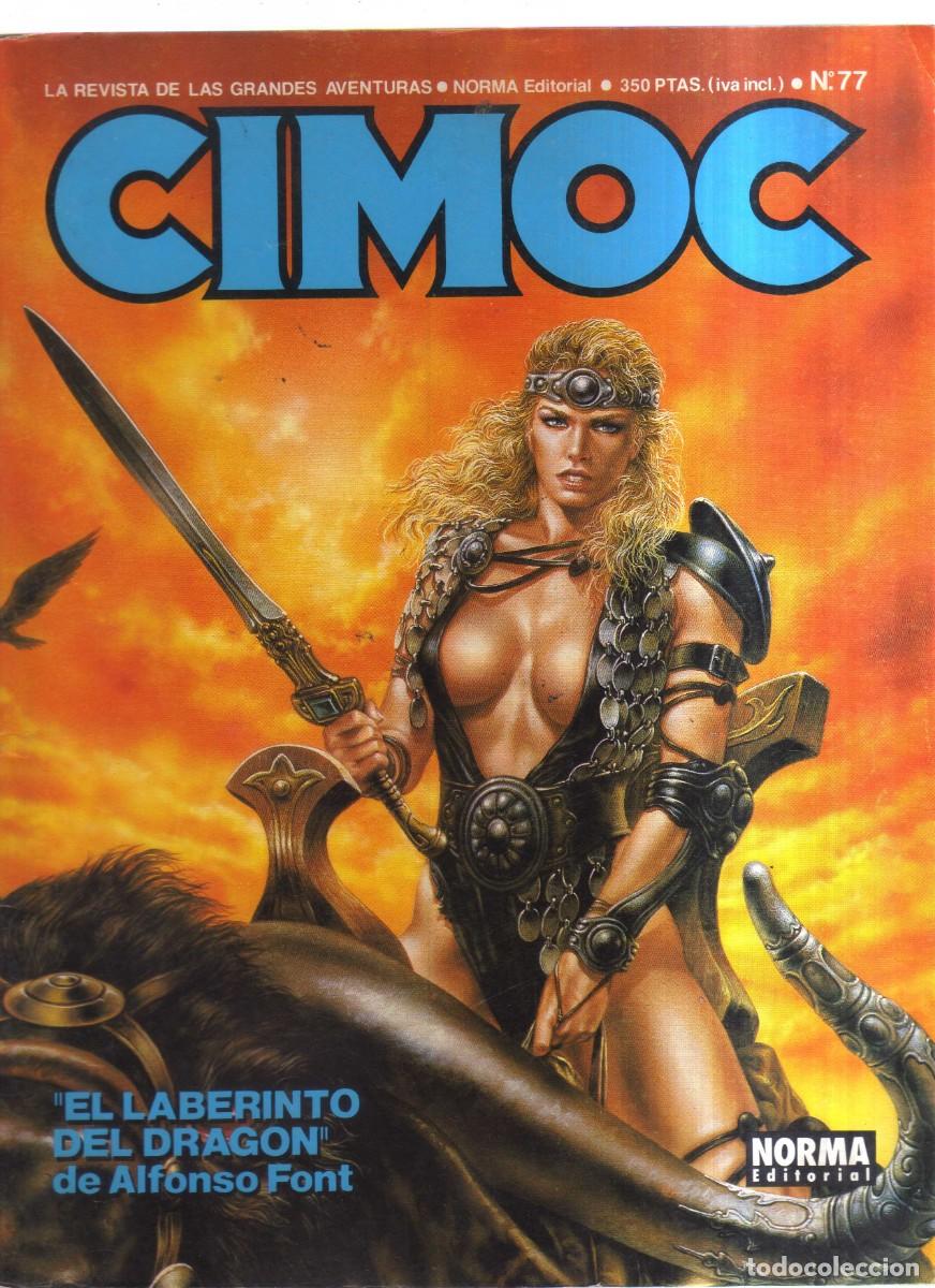Tebeos: CIMOC CIENCIA FICCION FANTACIA AVENTURAS N,77