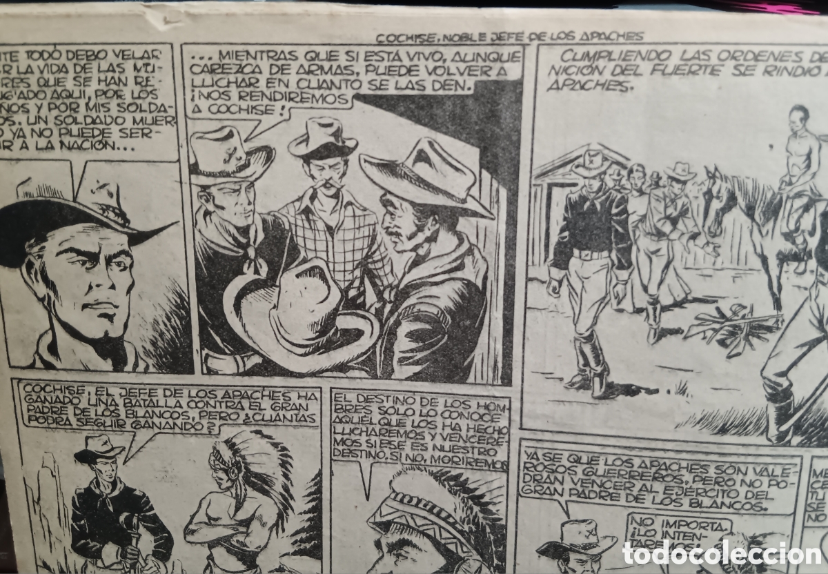 Tebeos: TEBEOS-COMICS CANDY ● REPORTAJES LEJANO OESTE 3 ● COCHISE ● UU99 X0224 ● - Foto 4