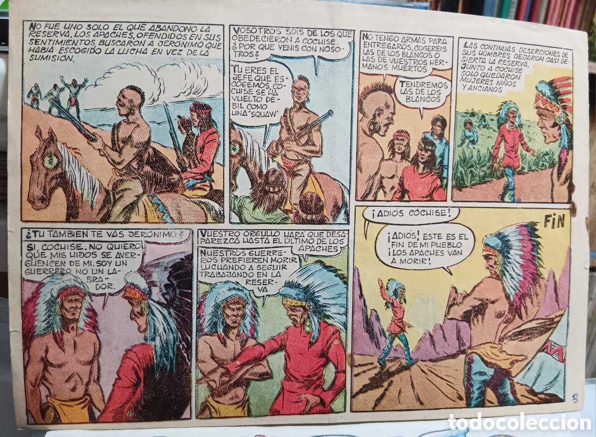 Tebeos: TEBEOS-COMICS CANDY ● REPORTAJES LEJANO OESTE 3 ● COCHISE ● UU99 X0224 ● - Foto 5