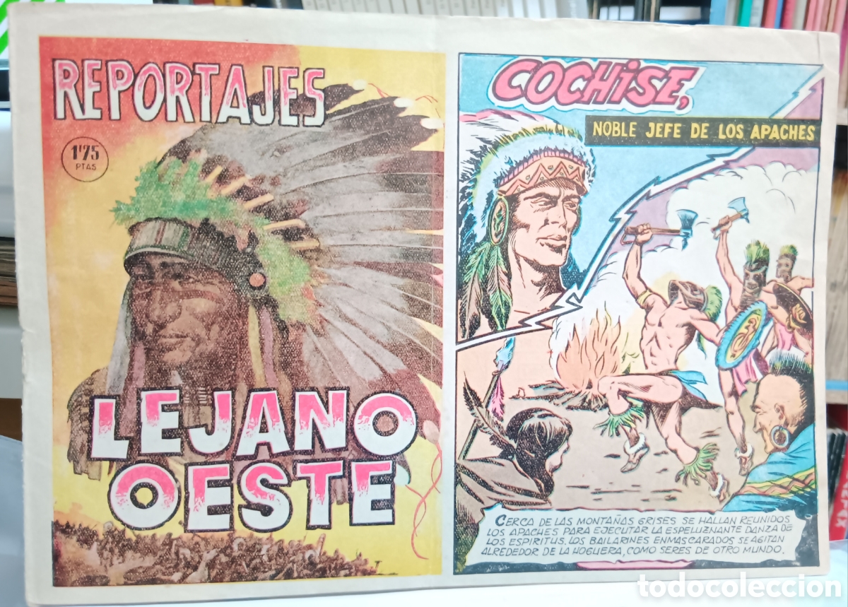 Tebeos: TEBEOS-COMICS CANDY ● REPORTAJES LEJANO OESTE 3 ● COCHISE ● UU99 X0224 ● - Foto 1