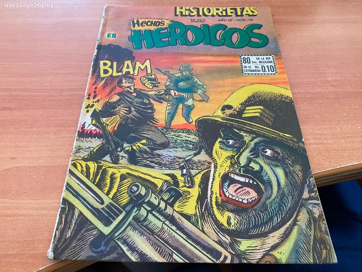 Tebeos: HISTORIETAS HECHOS HEROICOS 191 (ORIGINAL SOL) (COIB166)