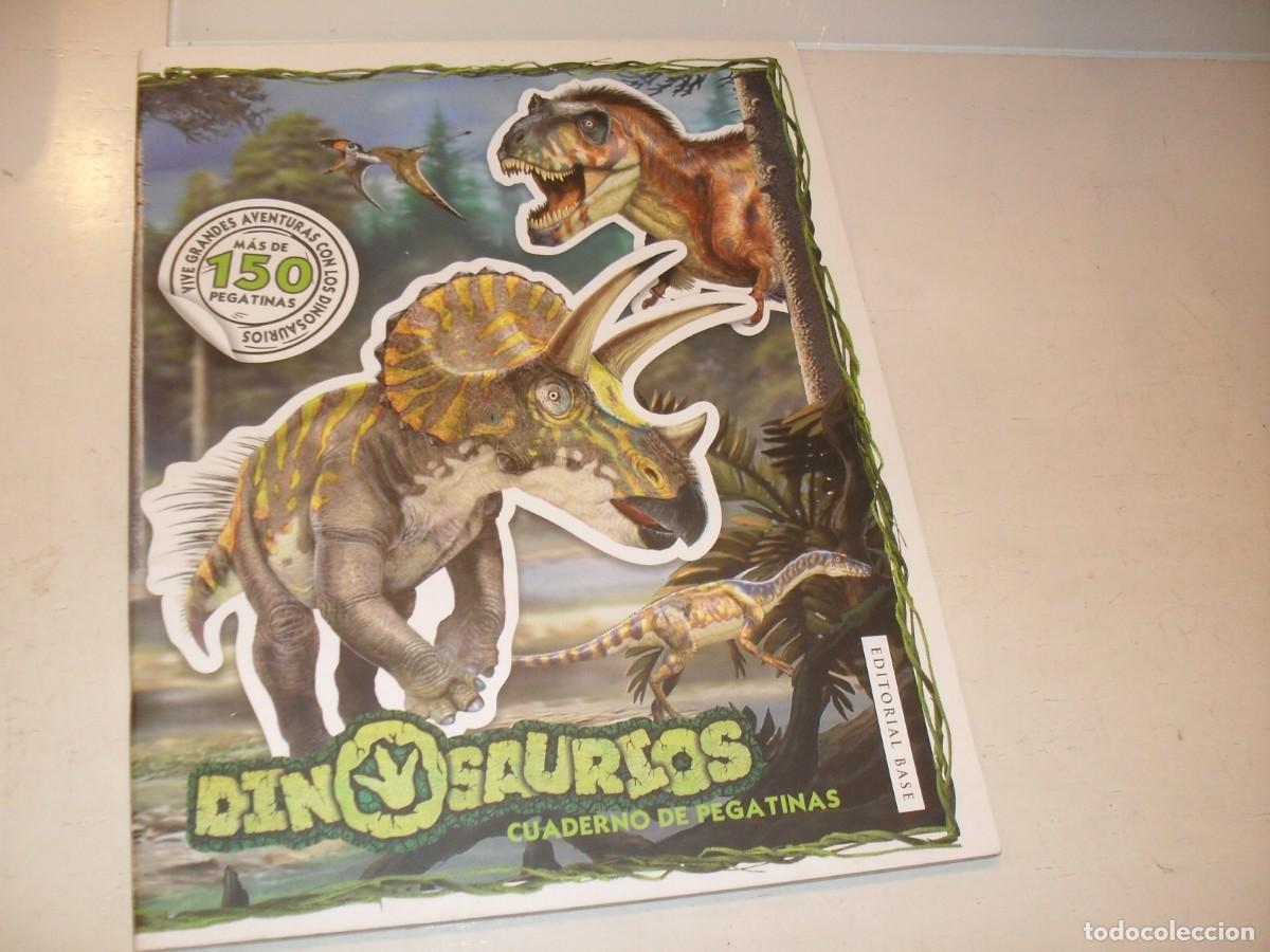 Tebeos: DINOSAURIOS,CUADERNOS DE PEGATINAS,MAS DE PEGATINAS.EDITORIAL BASE,2019 - Foto 1
