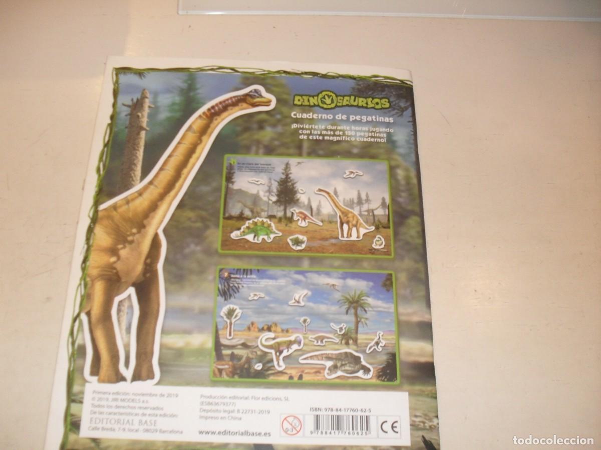 Tebeos: DINOSAURIOS,CUADERNOS DE PEGATINAS,MAS DE PEGATINAS.EDITORIAL BASE,2019 - Foto 3