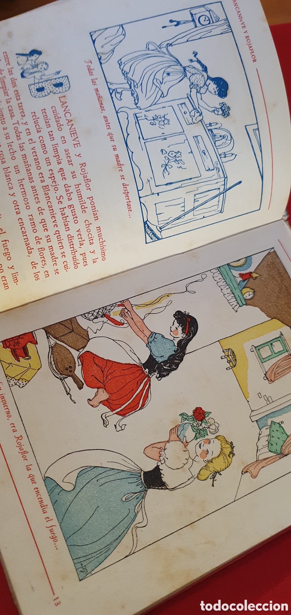 Tebeos: ANTIGUO CUENTO BLANCANIEVES Y LA FLOR ROJA EDICIONES ORVY - Foto 9