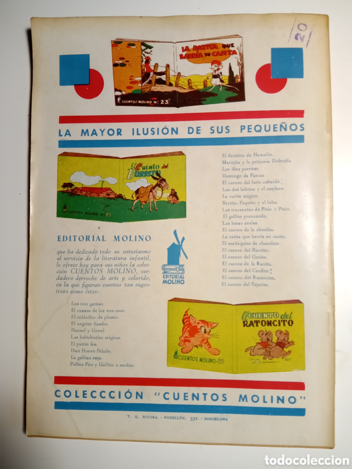 Tebeos: Biblioteca Oro. Editorial Molino. n&deg;246 - Foto 2