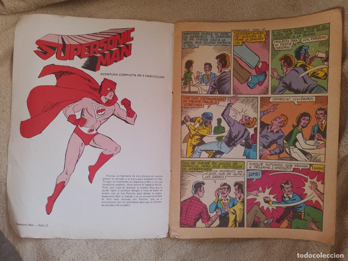 Tebeos: COLOSOS DEL COMIC SUPERSONIC MAN - Foto 3