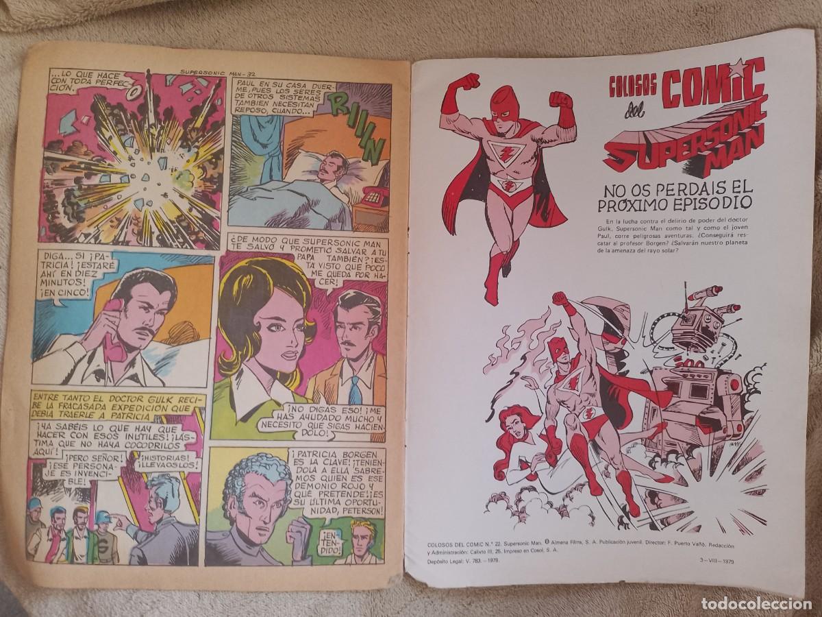 Tebeos: COLOSOS DEL COMIC SUPERSONIC MAN - Foto 4