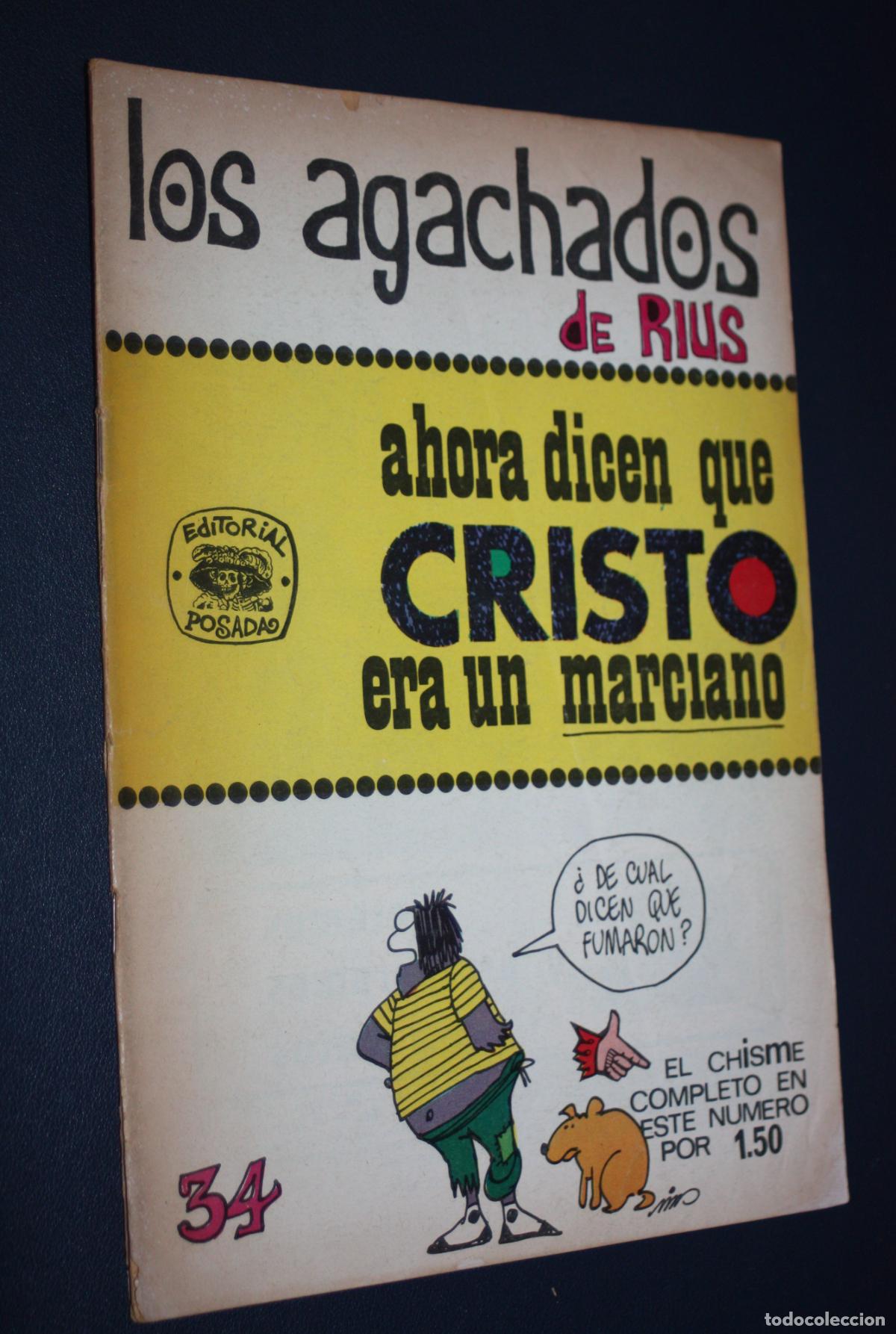 Giornalini: LOS AGACHADOS DE RIUS (ED.POSADA,CIUDAD DE M&Eacute;XICO) n&ordm; 34 ( muy dificil )