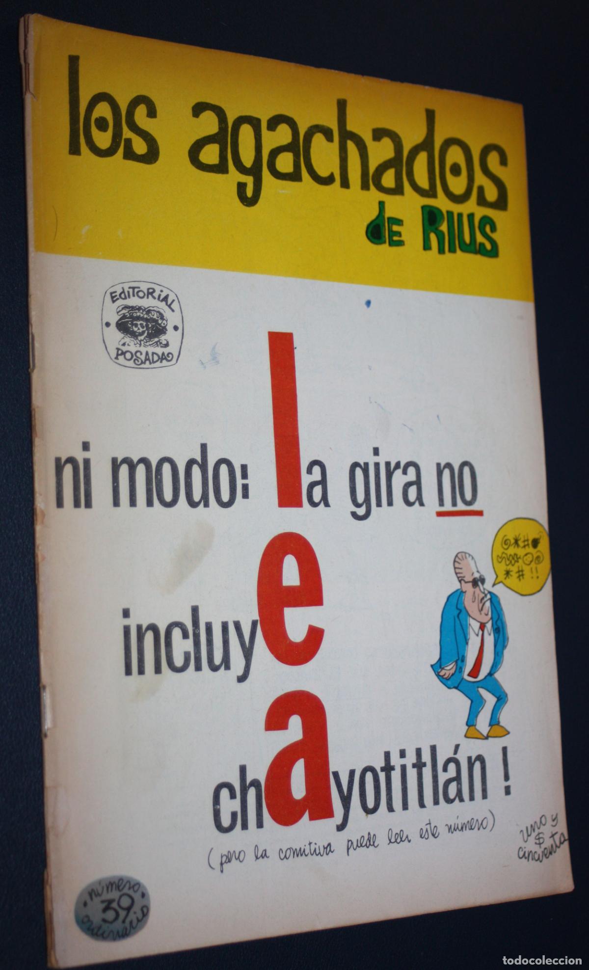 Tebeos: LOS AGACHADOS DE RIUS (ED.POSADA,CIUDAD DE M&Eacute;XICO) n&ordm; 39 ( muy dificil )