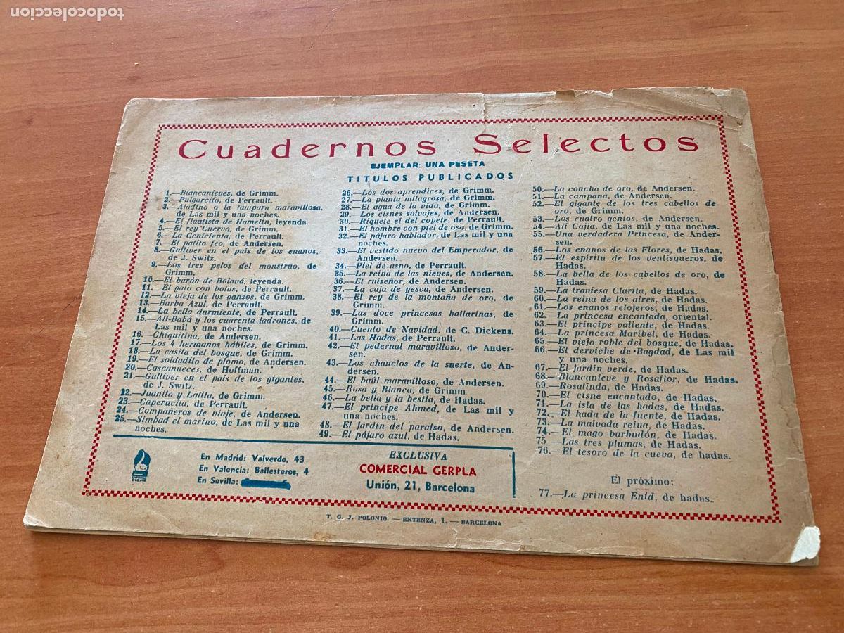 Tebeos: EL TESORO DE LA CUEVA. CUENTO DE HADAS N&ordm; 76 (ORIGINAL GERPLA) (COB11) - Foto 2