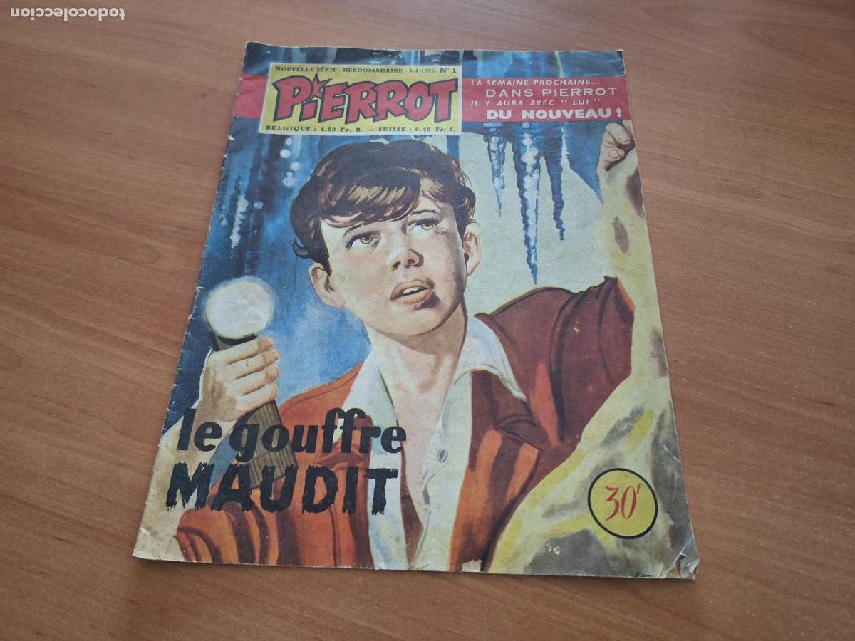 Tebeos: PIERROT N&ordm; 1 . 1956. LE GOUFFRE MAUDIT. EN FRANCES (COB11)
