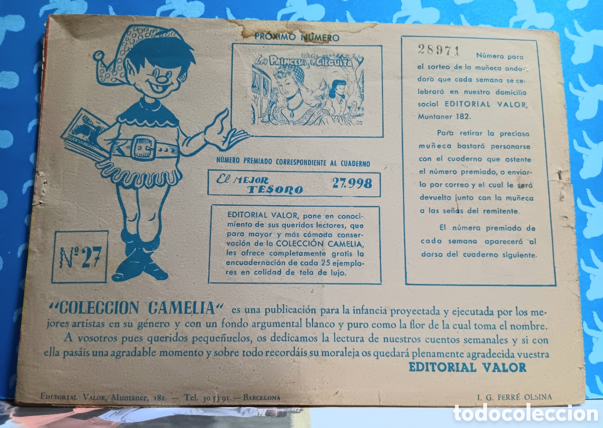 Tebeos: TEBEOS-COMICS CANDY ● CAMELIA 27 ● VALOR 1955 ● UU99 X0224 ● - Foto 3