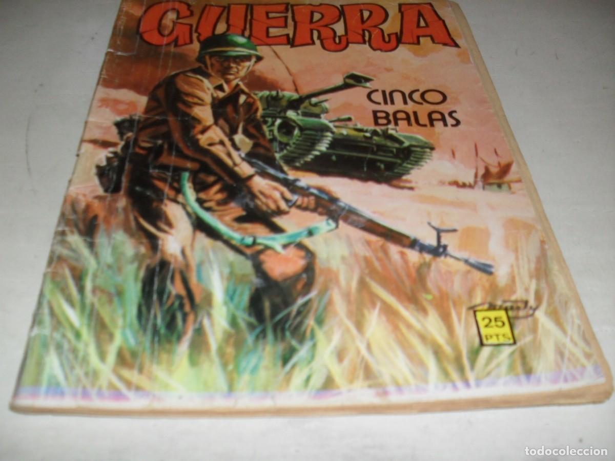 Tebeos: GUERRA N&ordm; 21 CINCO BALAS,(DE 56).VILMAR,1979 - Foto 1