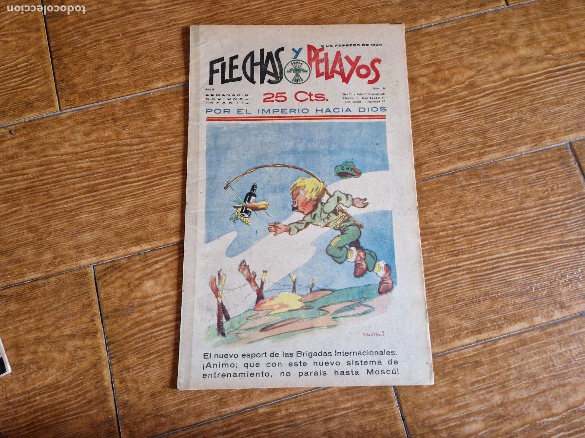 Tebeos: FLECHAS Y PELAYOS N&ordm; 9 FET Y DE LAS JONS - Foto 1