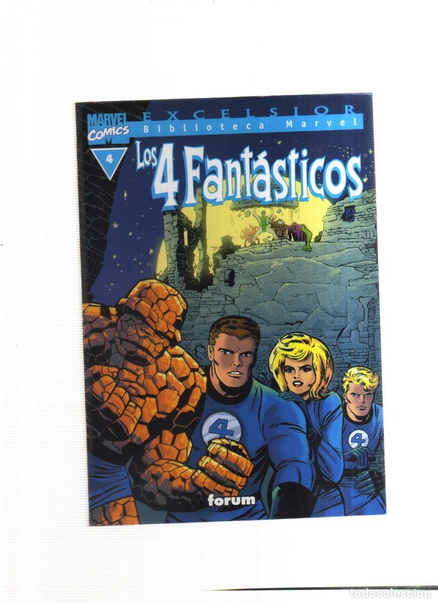 Tebeos: LOS 4 FANTASTICOS BIBLIOTECA MARVEL N,4 - Foto 1