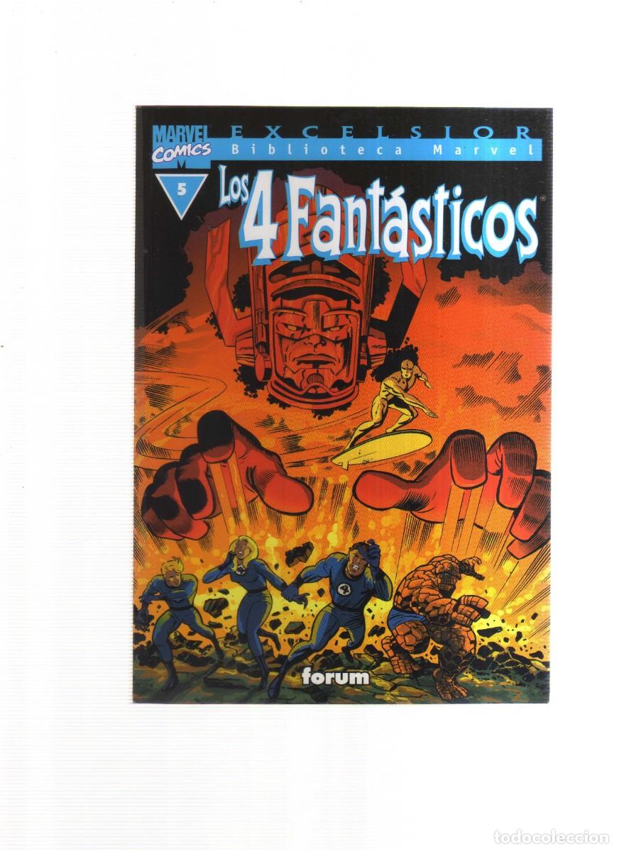 Tebeos: LOS 4 FANTASTICOS BIBLIOTECA MARVEL N,5 - Foto 1