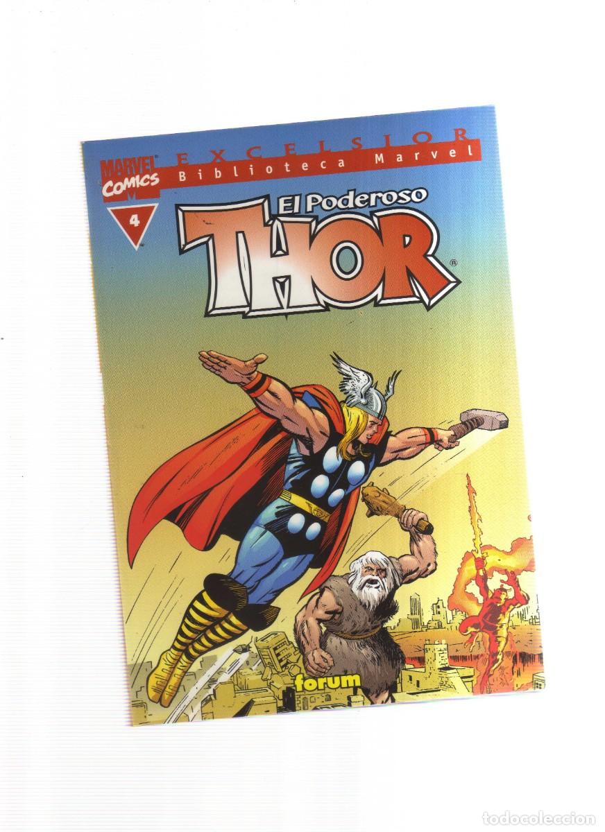 Tebeos: THOR EL PODEROSO BIBLIOTECA MARVEL N,4 - Foto 1