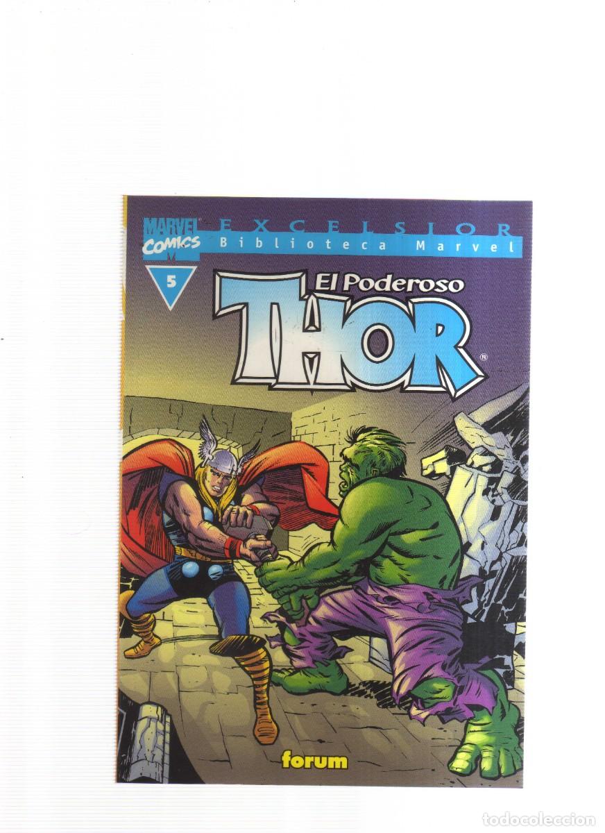 Tebeos: THOR EL PODEROSO BIBLIOTECA MARVEL N,5 - Foto 1