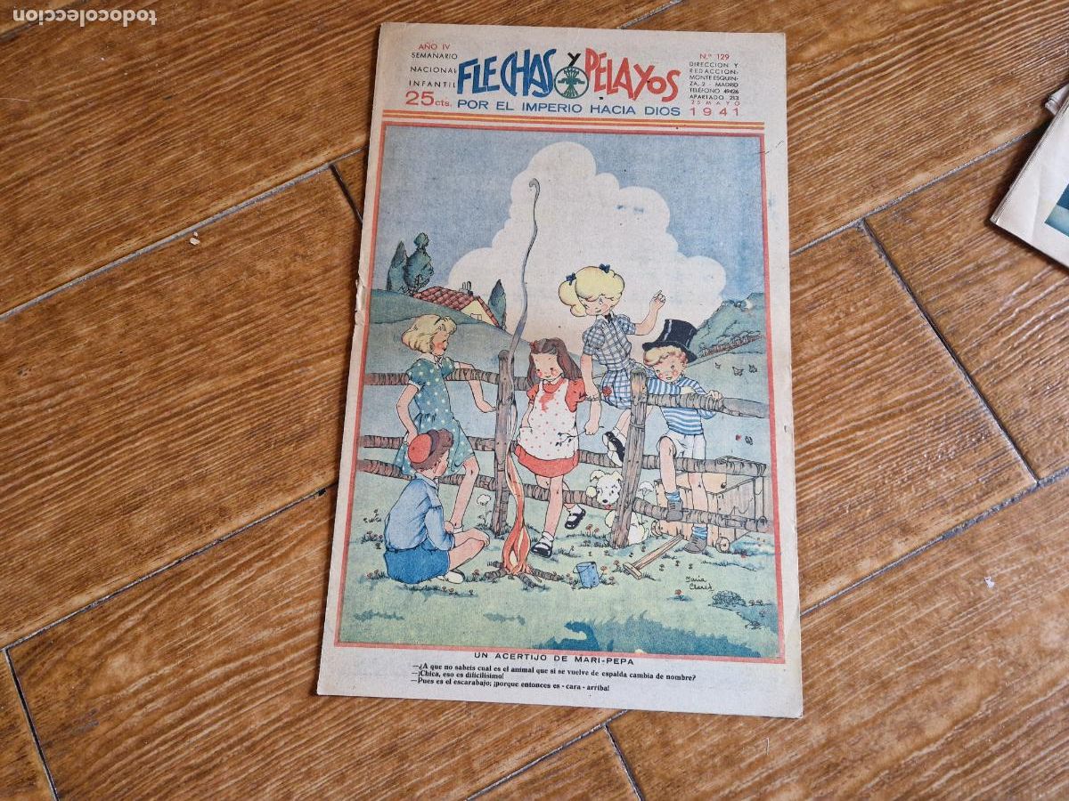 Tebeos: FLECHAS Y PELAYOS N&ordm; 129 FET Y DE LAS JONS - Foto 1