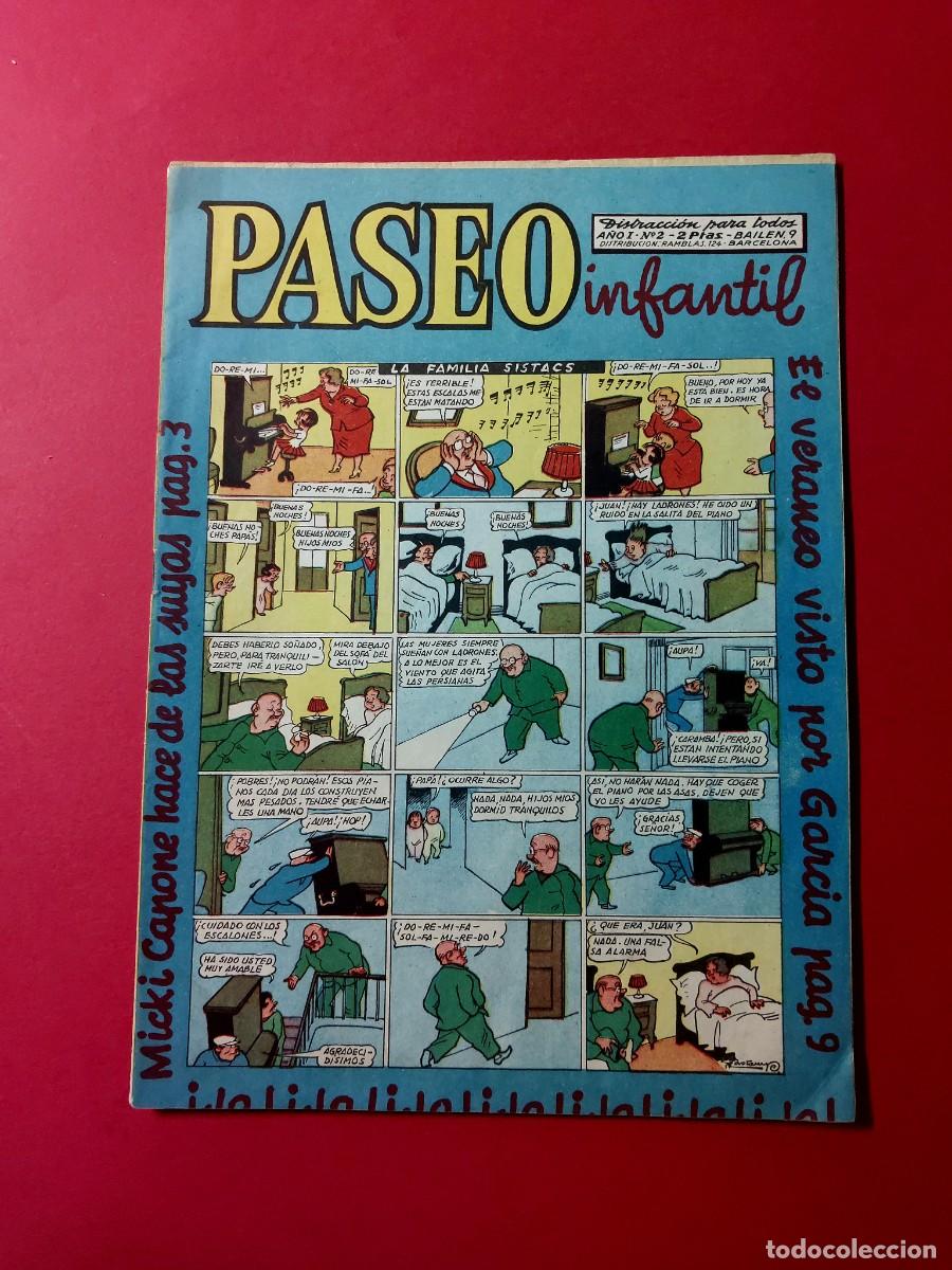 Tebeos: Paseo Infantil N&ordm; 2 Ediciones Generales 1956 - Foto 1