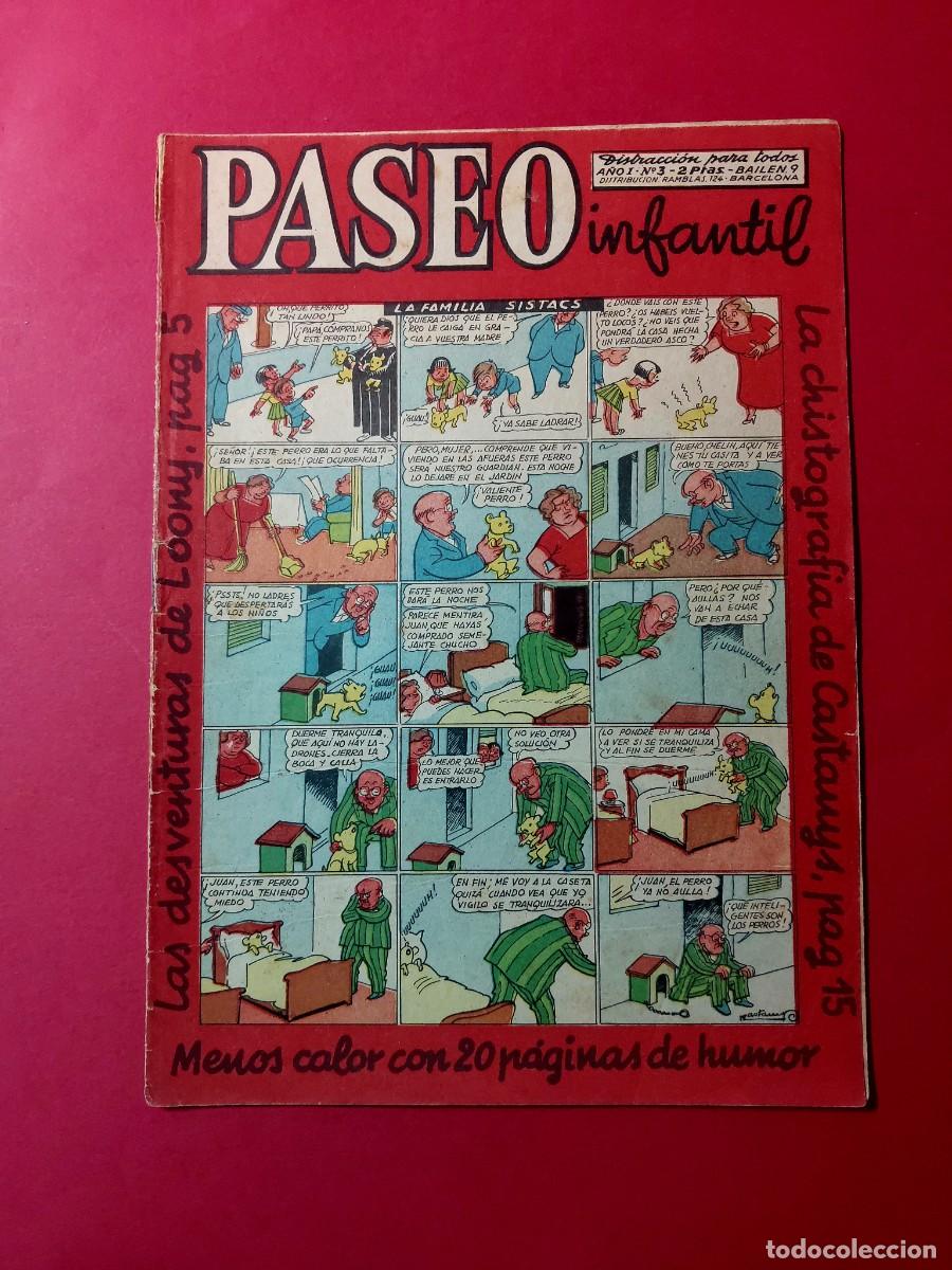Tebeos: Paseo Infantil N&ordm; 3 Ediciones Generales 1956 - Foto 1