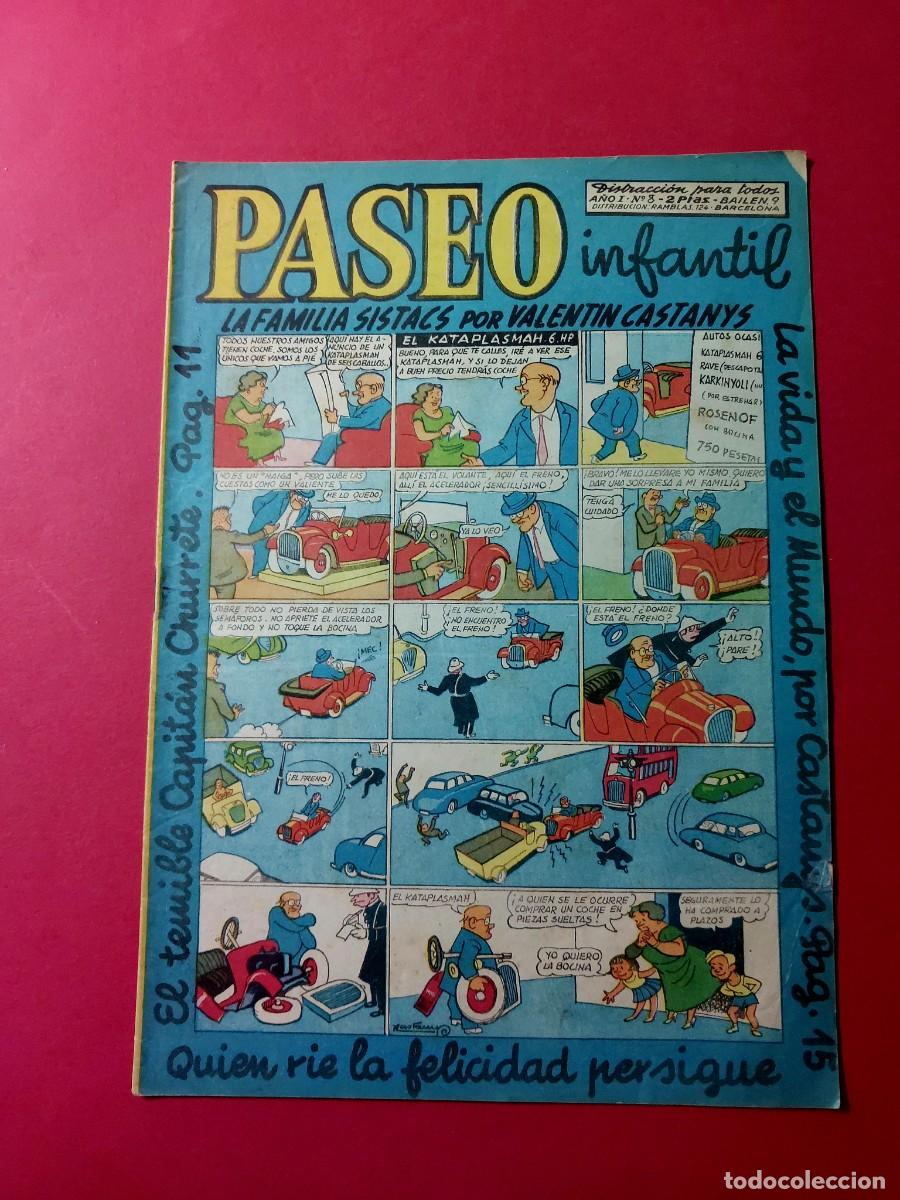 Tebeos: Paseo Infantil N&ordm; 8 Ediciones Generales 1956 - Foto 1