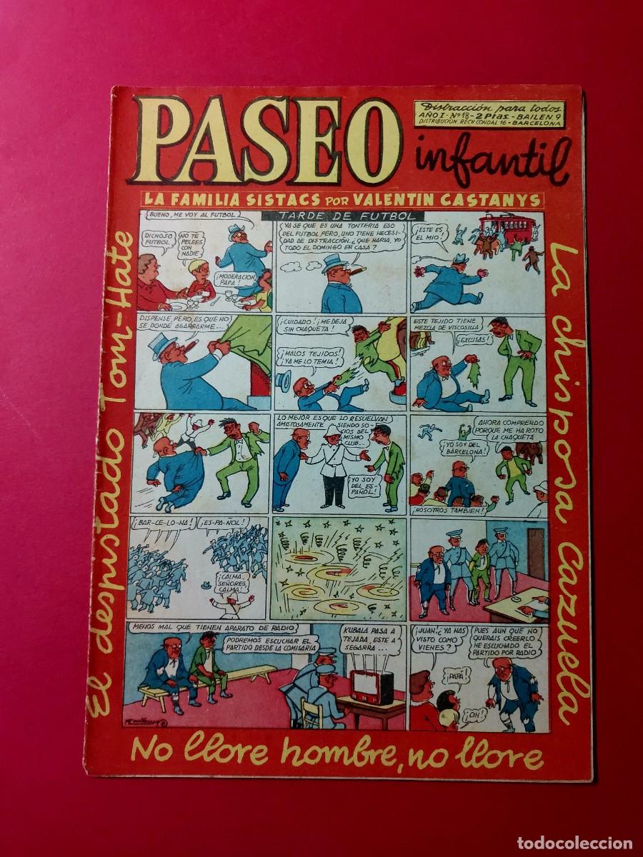 Tebeos: Paseo Infantil N&ordm; 18 Ediciones Generales 1956 - Foto 1