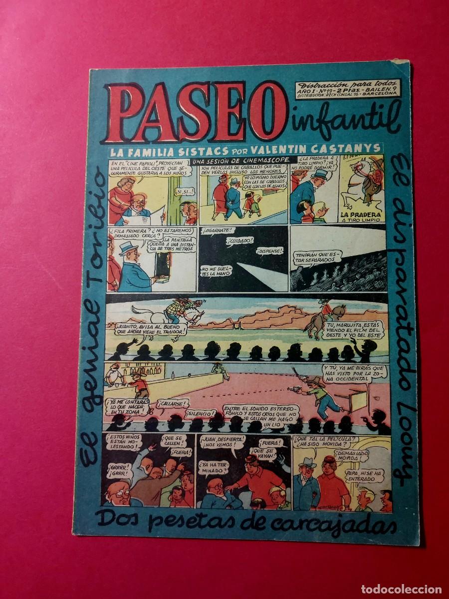 Tebeos: Paseo Infantil N&ordm; 19 Ediciones Generales 1956 - Foto 1