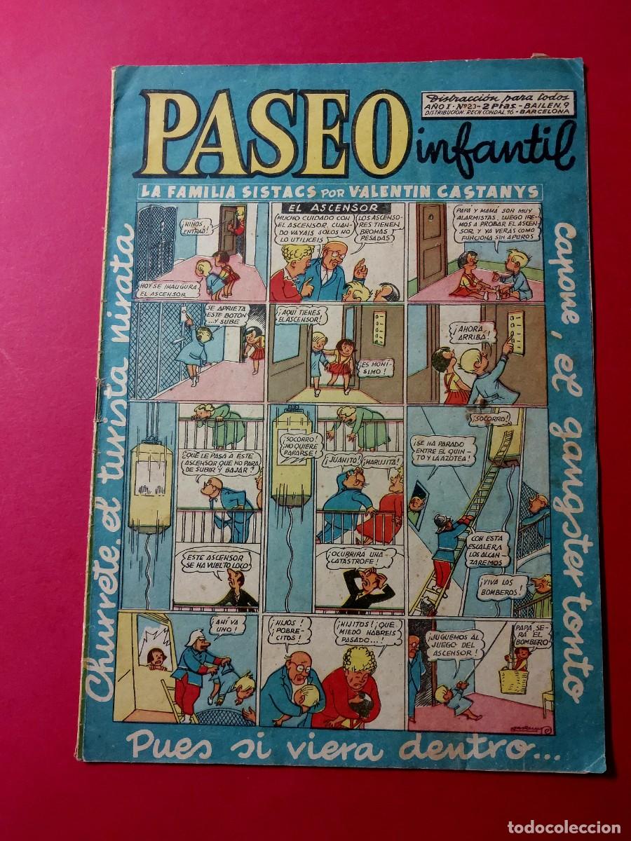 Tebeos: Paseo Infantil N&ordm; 23 Ediciones Generales 1956 - Foto 1