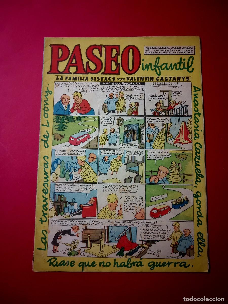 Tebeos: Paseo Infantil N&ordm; 24 Ediciones Generales 1956 - Foto 1