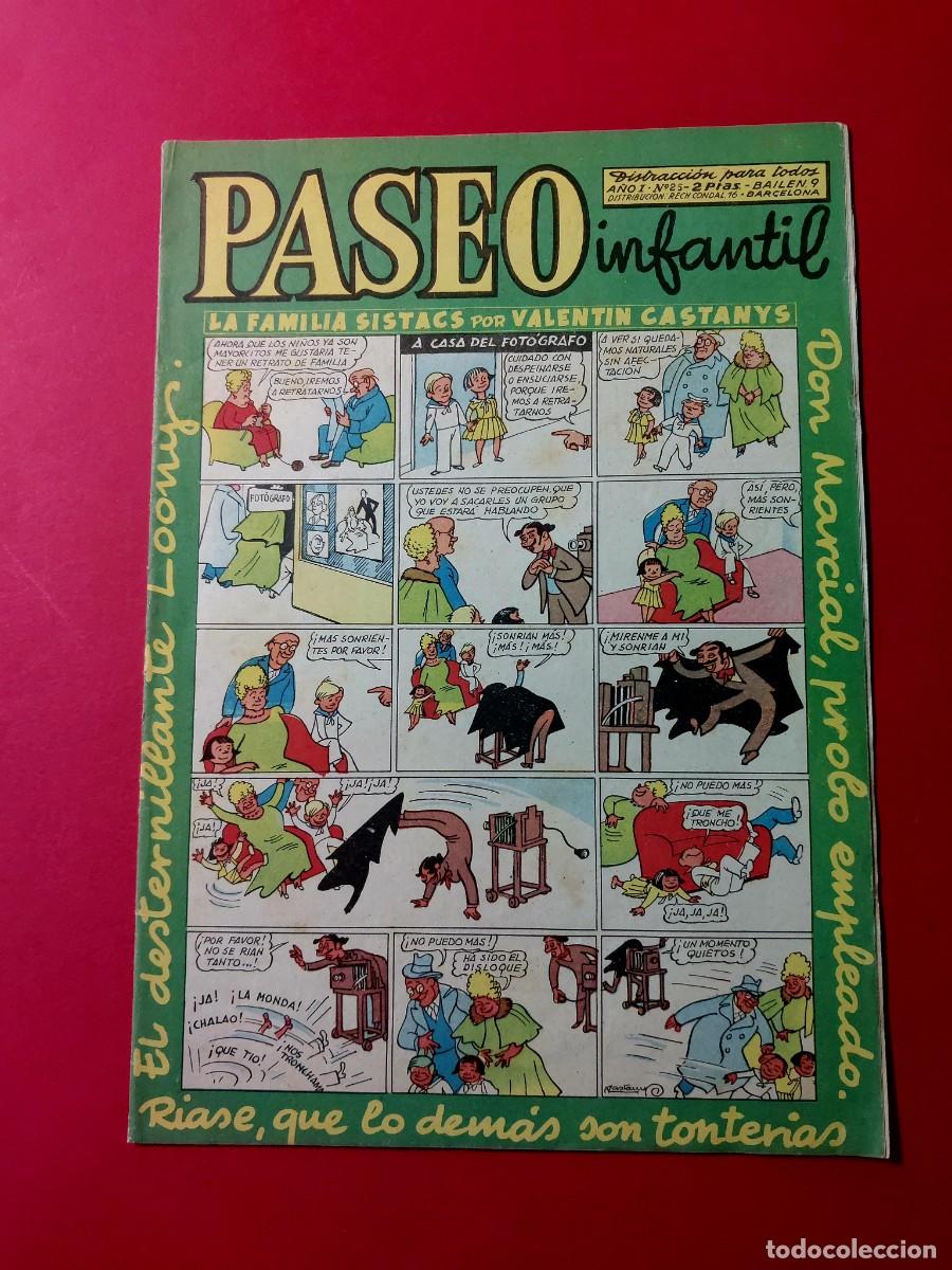 Tebeos: Paseo Infantil N&ordm; 25 Ediciones Generales 1956 - Foto 1