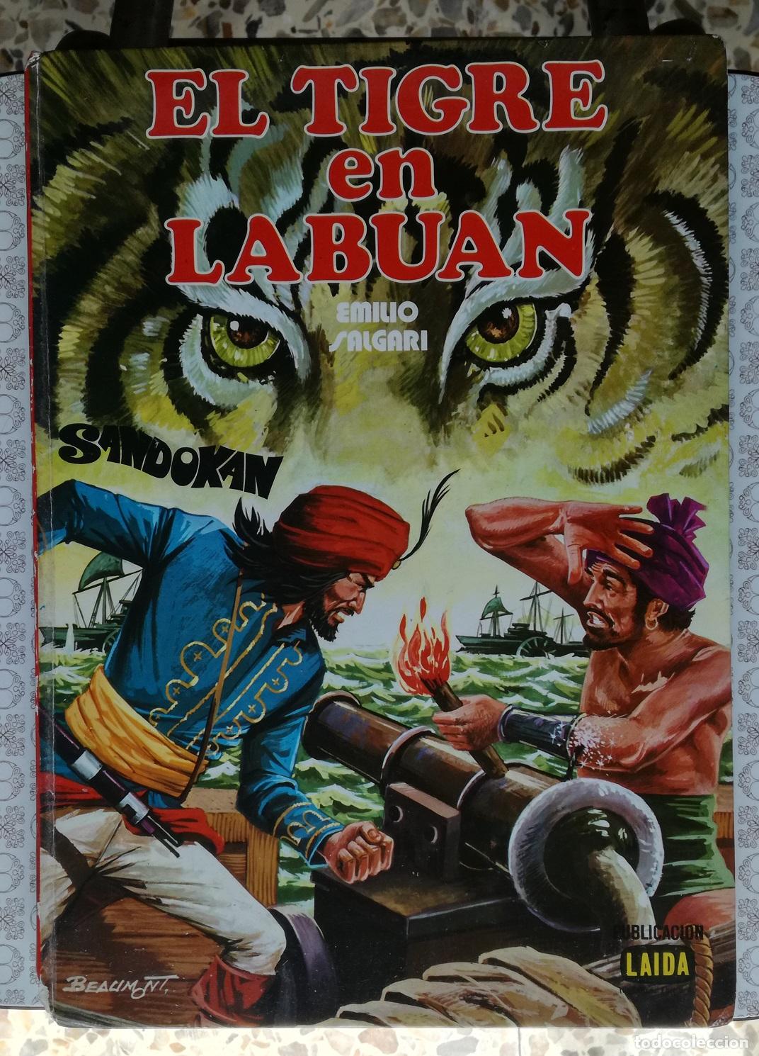 Tebeos: Comic El tigre en Labuan - Emilio Salgari; Publicaciones Laida - Foto 1