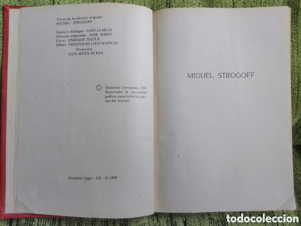 Tebeos: Miguel Strogoff, Editorial Cervantes (1959) - Foto 2