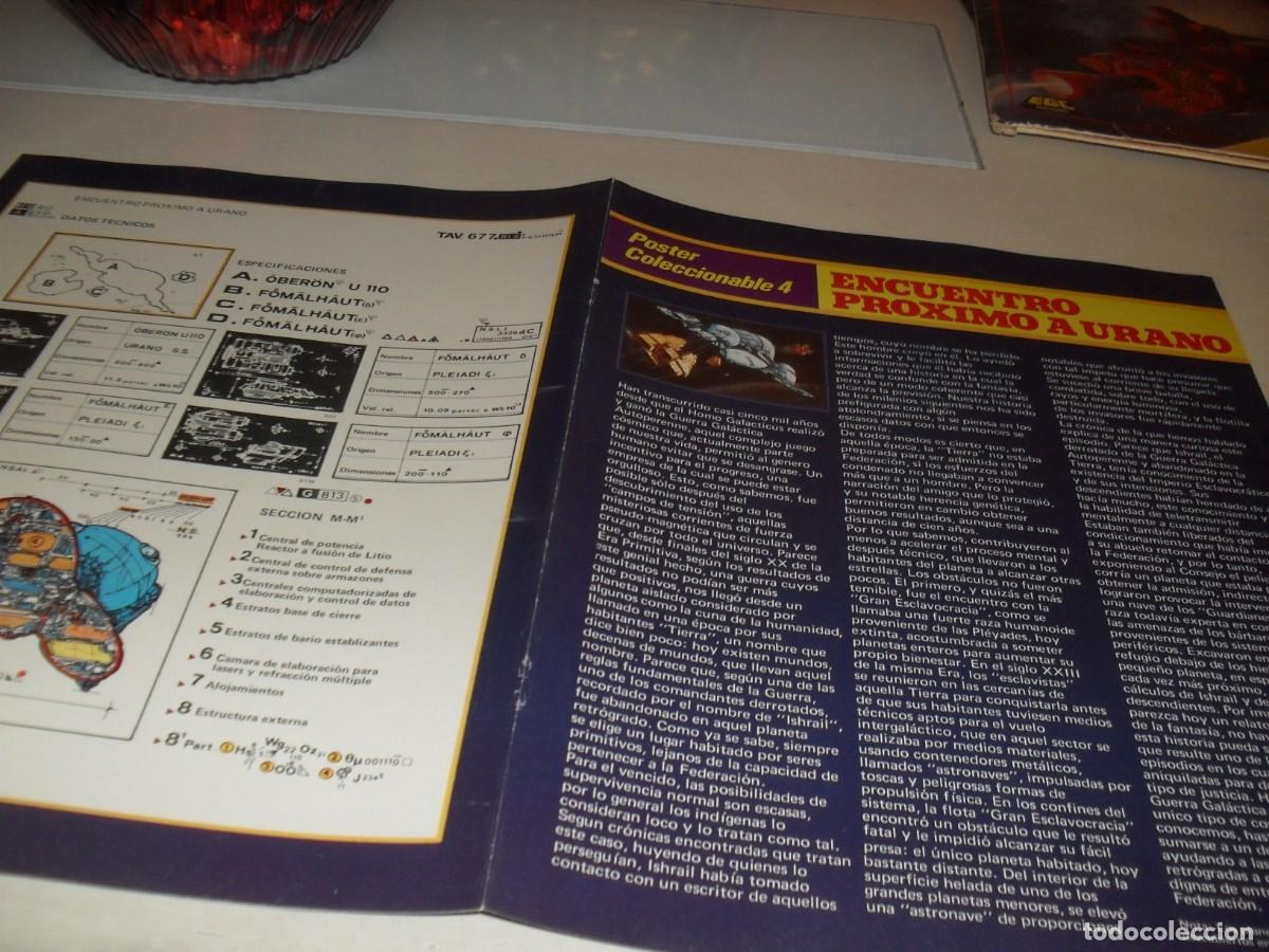 Tebeos: POSTER COLECCIONABLE N&ordm; 4 ENCUENTRO PROXIMO A URANO.EGC EDITOR,1982 - Foto 2