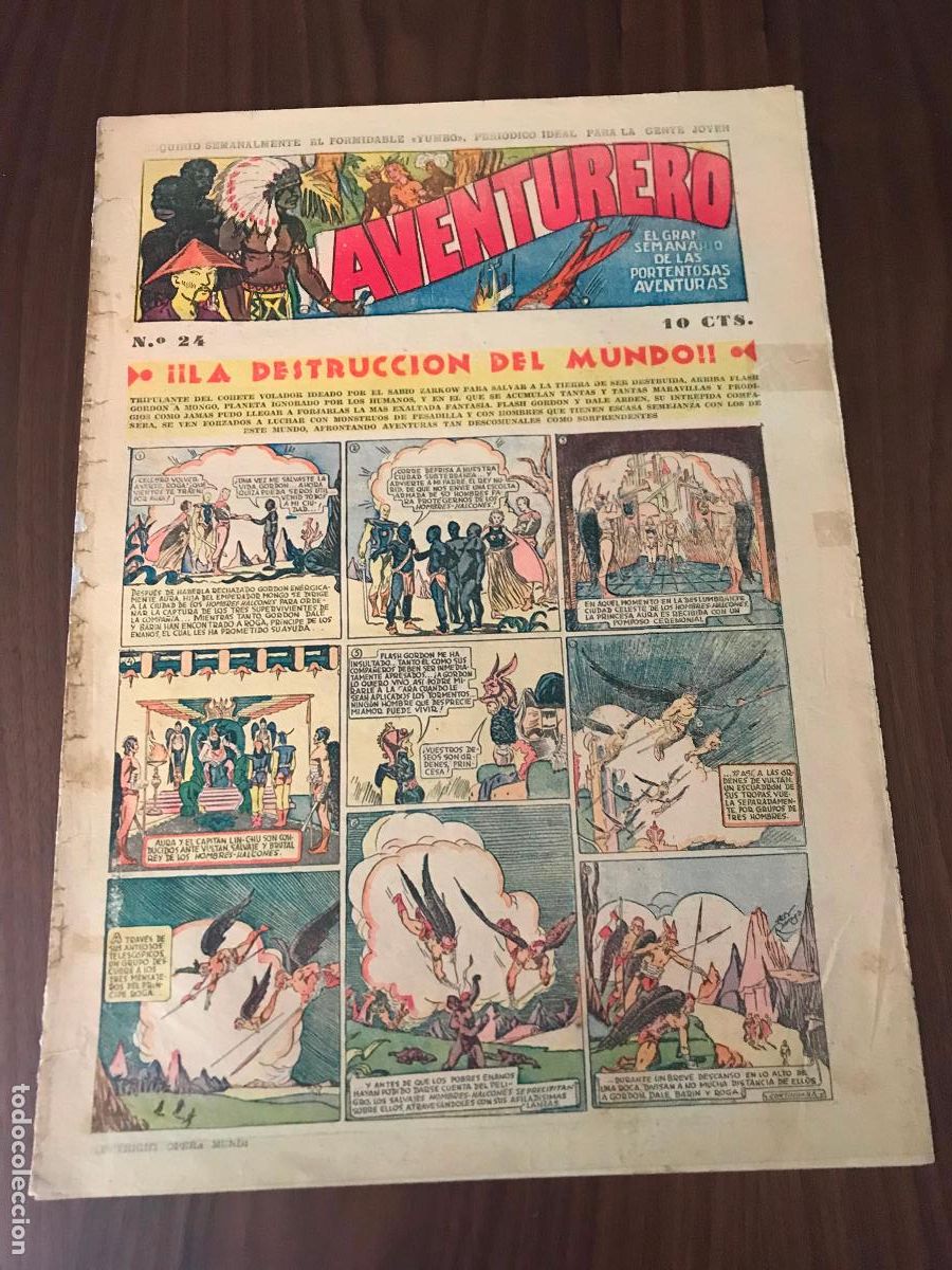 Tebeos: AVENTURERO N&ordm; 24 , 10 CTS - Foto 1