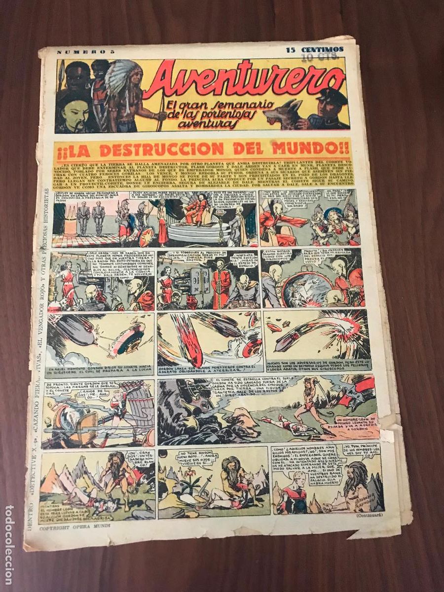 Tebeos: AVENTURERO N&ordm; 5 , 10 CTS - Foto 1