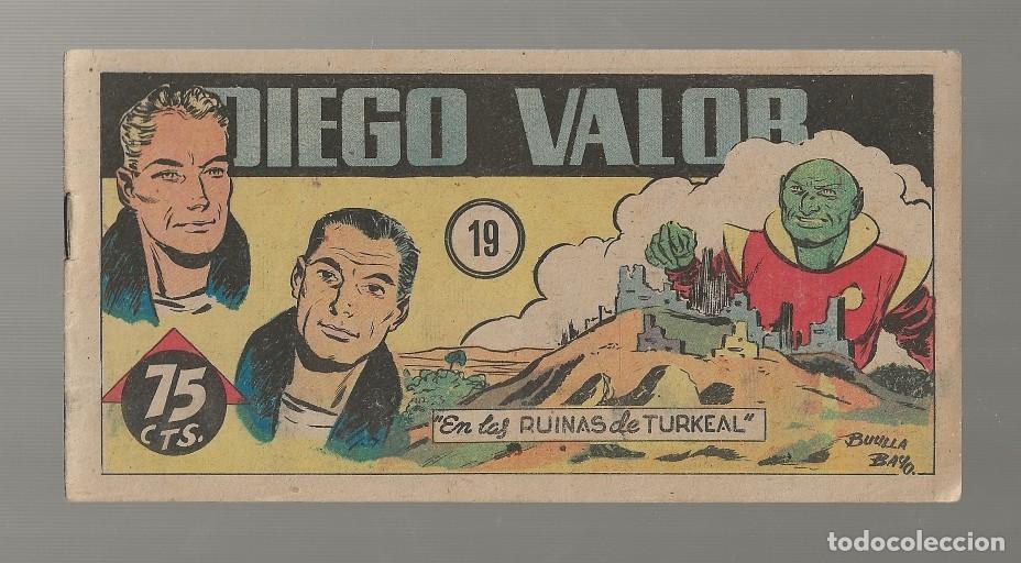 Tebeos: DIEGO VALOR N&ordm; 19 - EN LAS RUINAS DE TURKEAL (ORIGINAL) EDIT. CID 1954 - Foto 1