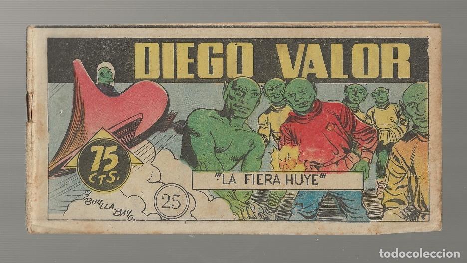 Tebeos: DIEGO VALOR N&ordm; 25 - LA FIERA HUYE (ORIGINAL) EDIT. CID 1954 - Foto 1