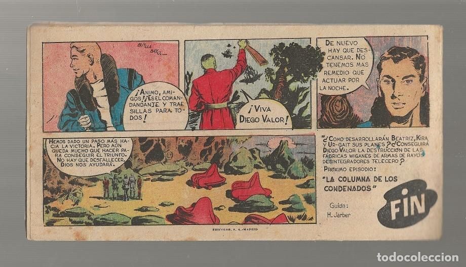 Tebeos: DIEGO VALOR N&ordm; 34 - UN PALACIO SUBTERRANEO (ORIGINAL) EDIT. CID 1954 - Foto 2