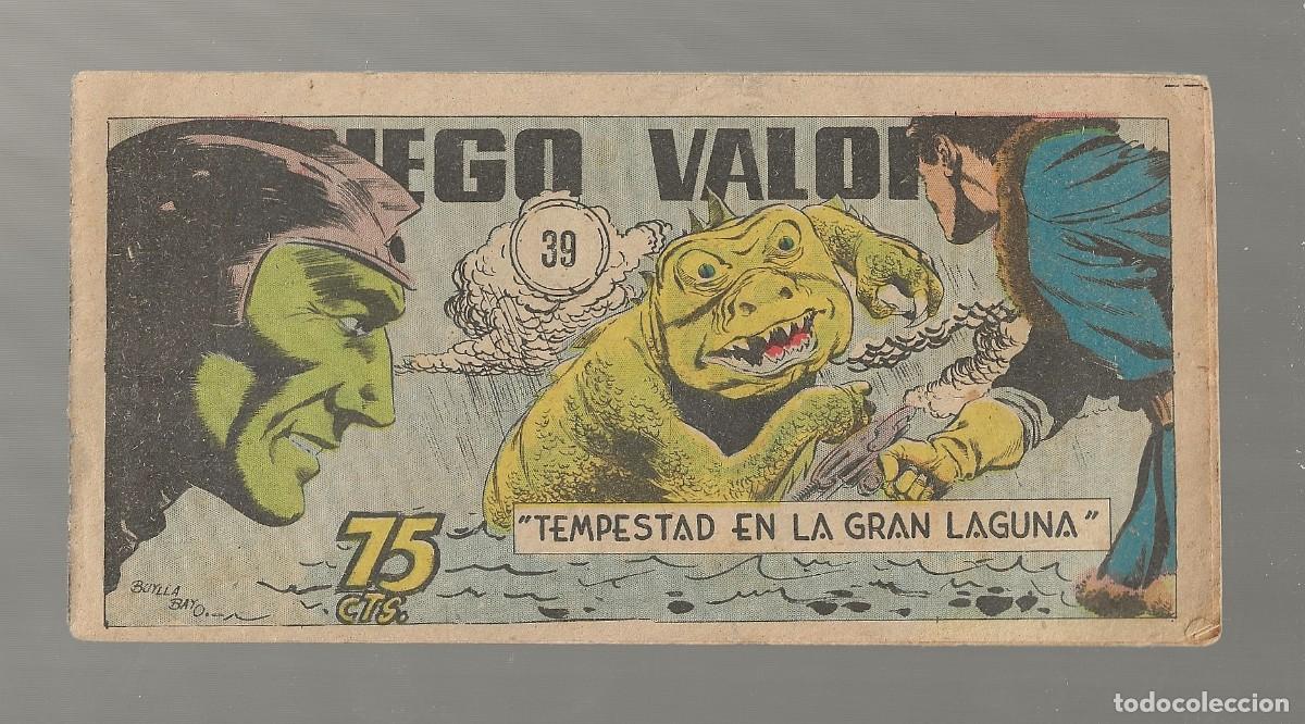 Tebeos: DIEGO VALOR N&ordm; 39 - TEMPESTAD EN LA LAGUNA (ORIGINAL) EDIT. CID 1954 - Foto 1